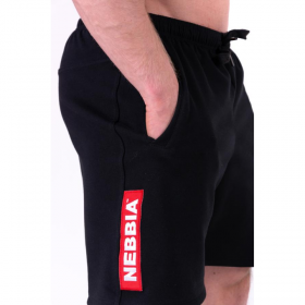 Pantaloni scurti Nebbia Red Label short, Negru